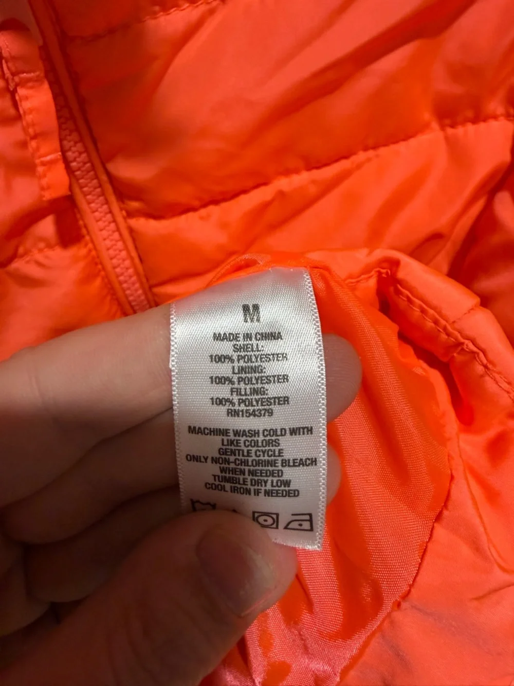 Aeropostale Women's Coral Quilted Puffer Vest Size M Athleisure Activewear